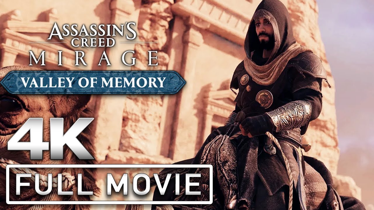 ASSASSIN'S CREED MIRAGE VALLEY OF MEMORY All Cutscenes (Full Game Movie) 4K 60FPS Ultra HD