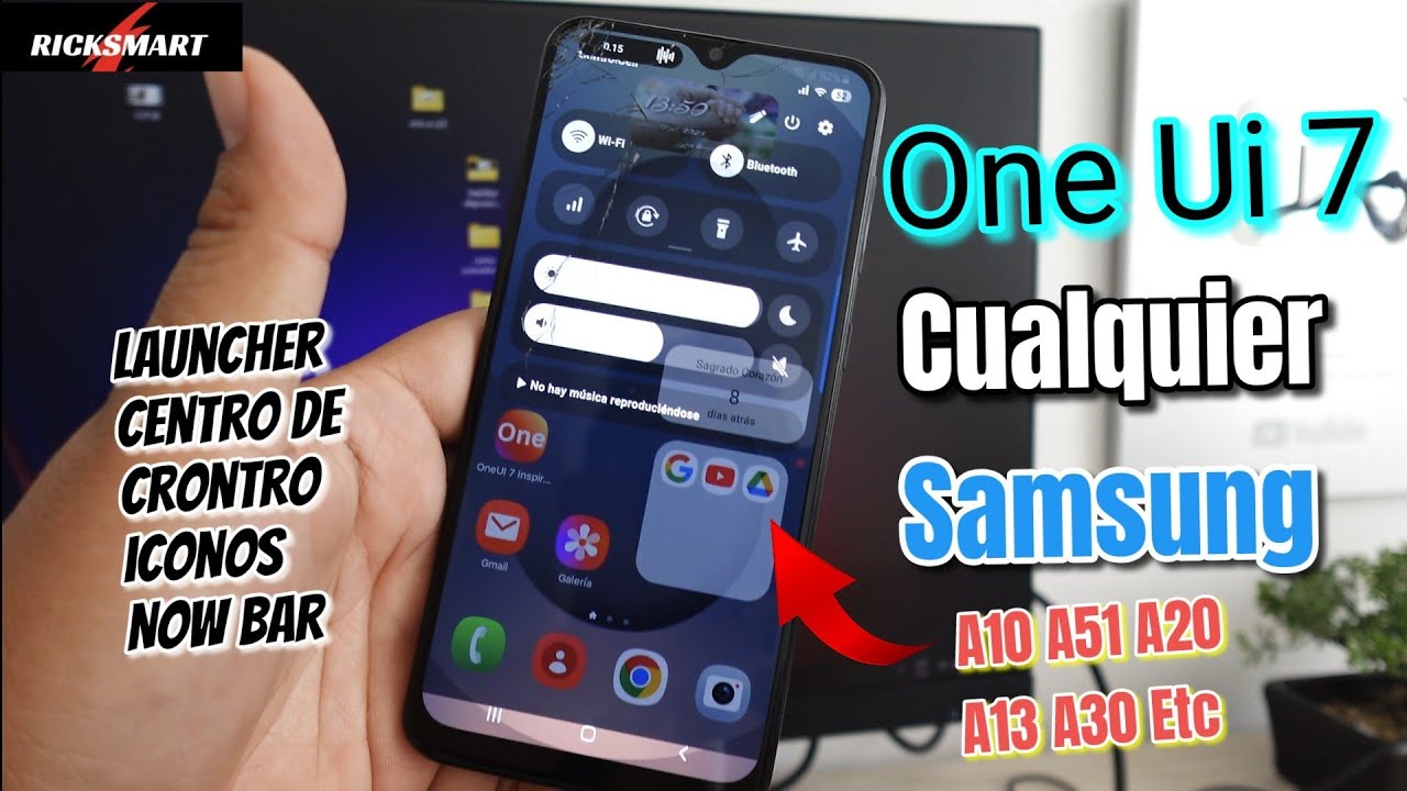 Como actualizar instalar One UI 7 a Cualquier Samsung Antiguo super Setup A10 A20 A30 A51 Etc