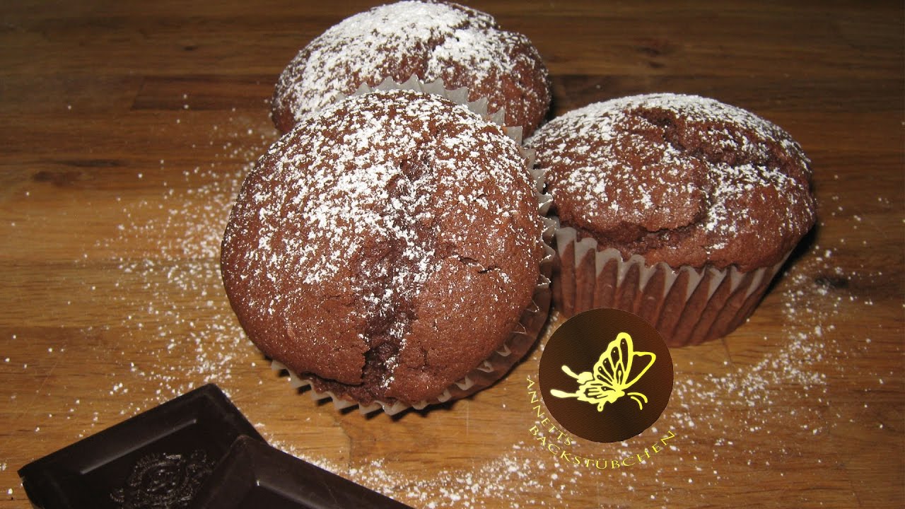 Schokomuffins mit flüssigem Kern - Muffinrezepte - Backrezepte