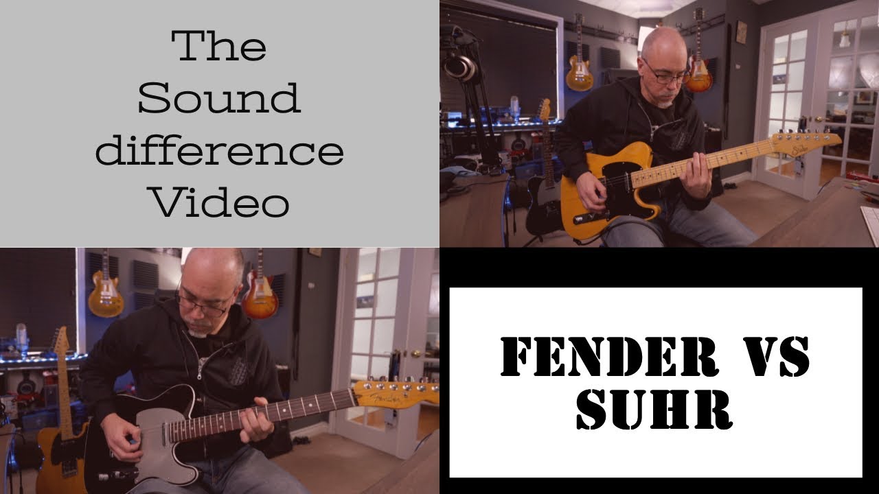 Fender Telecaster Ultra vs Suhr Classic T - The sound of the pickups compared!