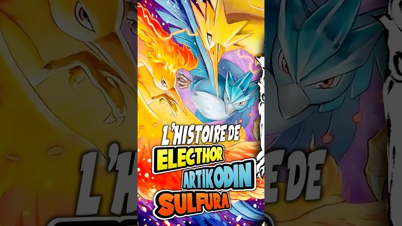 L&rsquo;histoire compl&egrave;te de Electhor Sulfura et Artikodin ⚡️ #pokemon #diegitino #mythologiepokemon