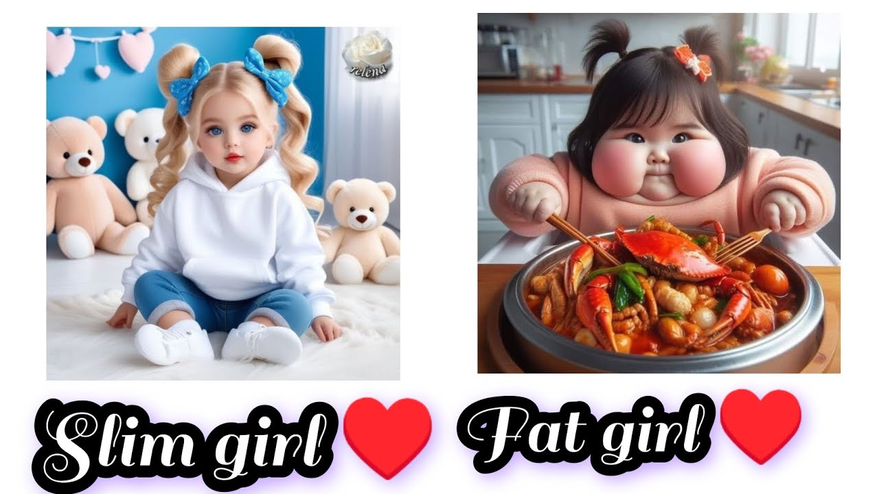 slim girl ♥️ vs fat girl ♥️#trending #viralvideo #trendingvideo @srfstar1475