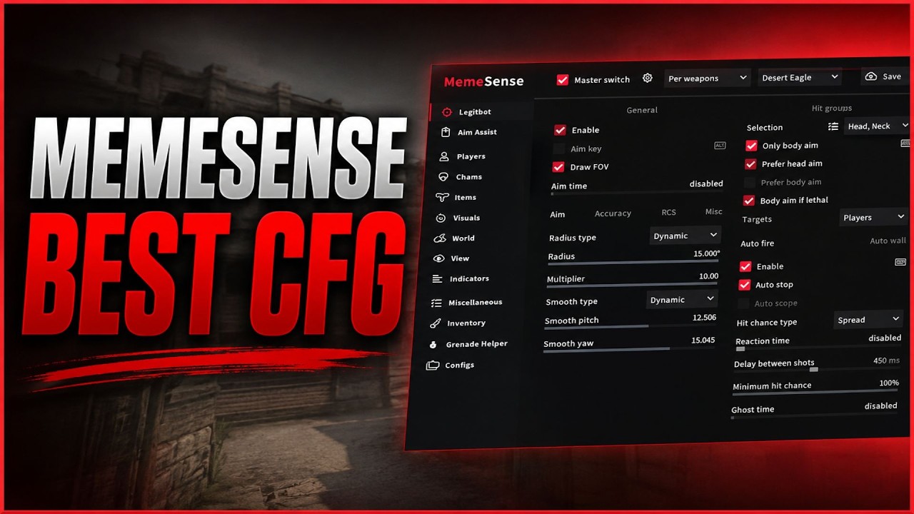 CS2 Semi Rage HvH ft Memesense.gg | MM Highlights Free CFG