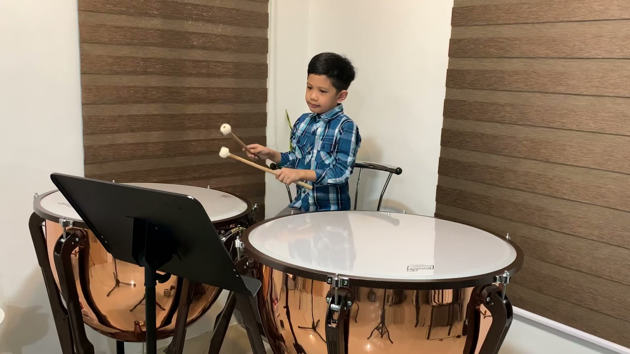 MAP-IMC 2021, Gioia Francesco De la Cruz, Timpani, 8-10 y/o, Richard Hochrainer ETUDE NO. 1 (Vol. 2)
