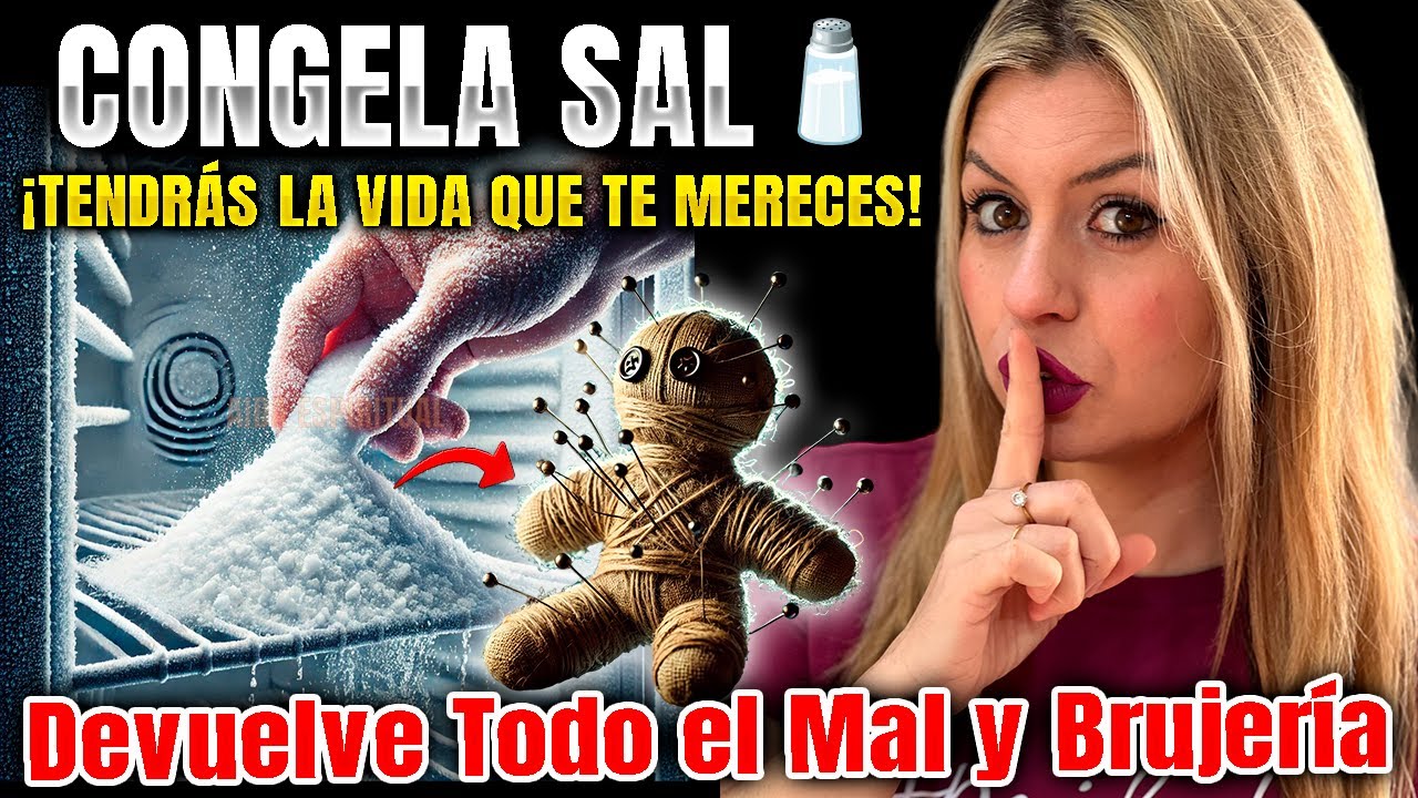 💫 CONGELA SAL 🧂 y Devuelve Todo el Mal, el Mal de Ojo y la Brujería 🧿