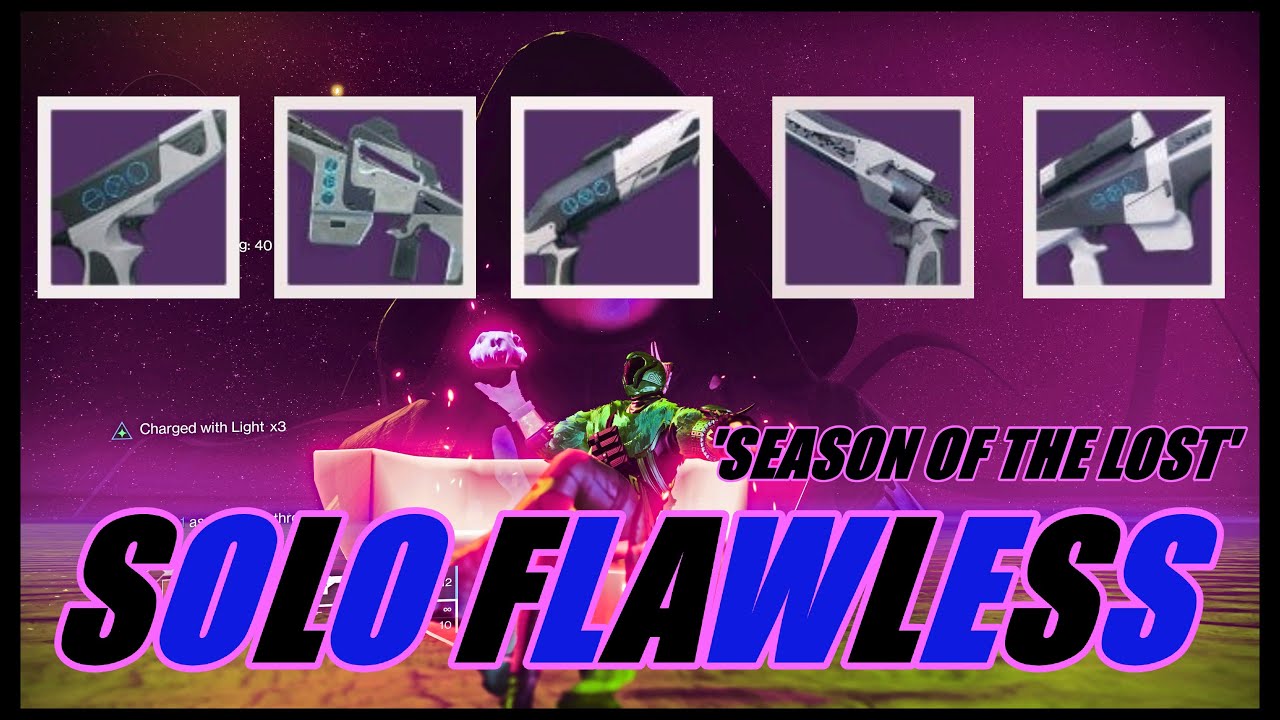 SOLO FLAWLESS PROPHECY:GET YOUR TRIALS OF THE NINE Weapons: Season Of The Lost Edition (W/Fusions)