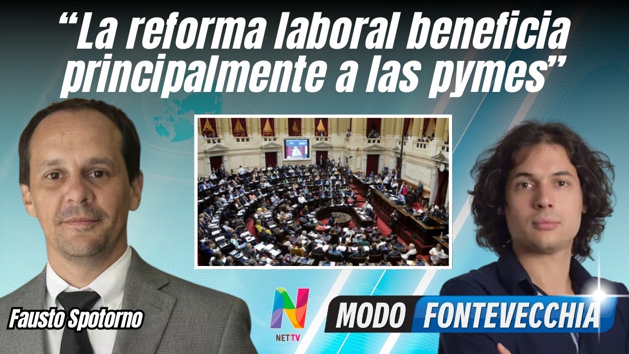 El economista Fausto Spotorno analizó la nueva ley de la reforma laboral