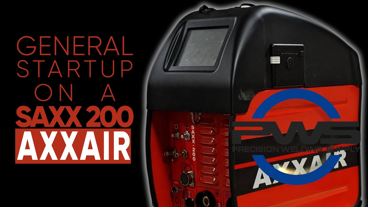 AXXAIR  SAXX-200 orbital tube welder by AXXAIR - General Startup from Precision Welding Supply