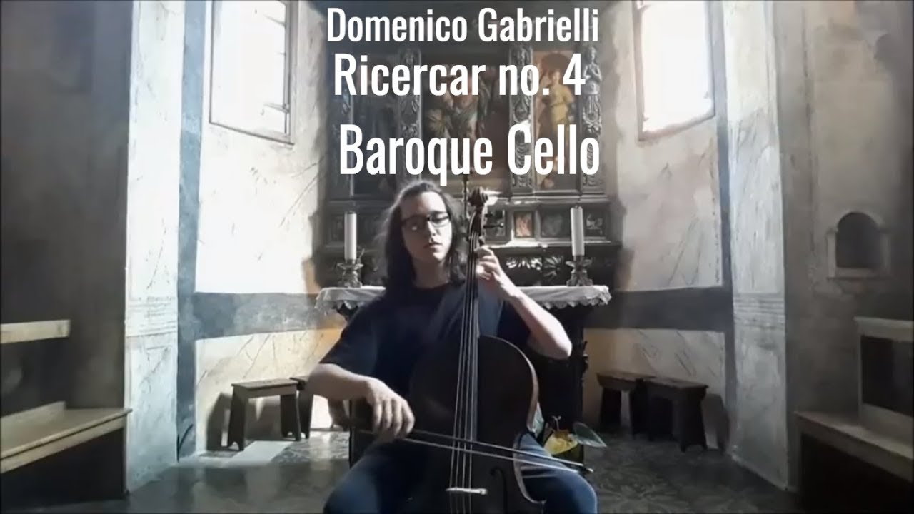 Domenico Gabrielli - Ricercare no. 4 (on scordatura baroque cello)