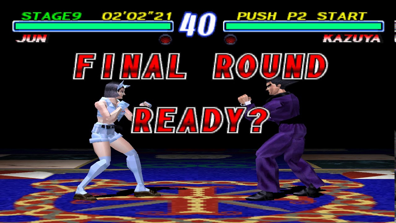 Tekken 2 - Jun Arcade Playthrough