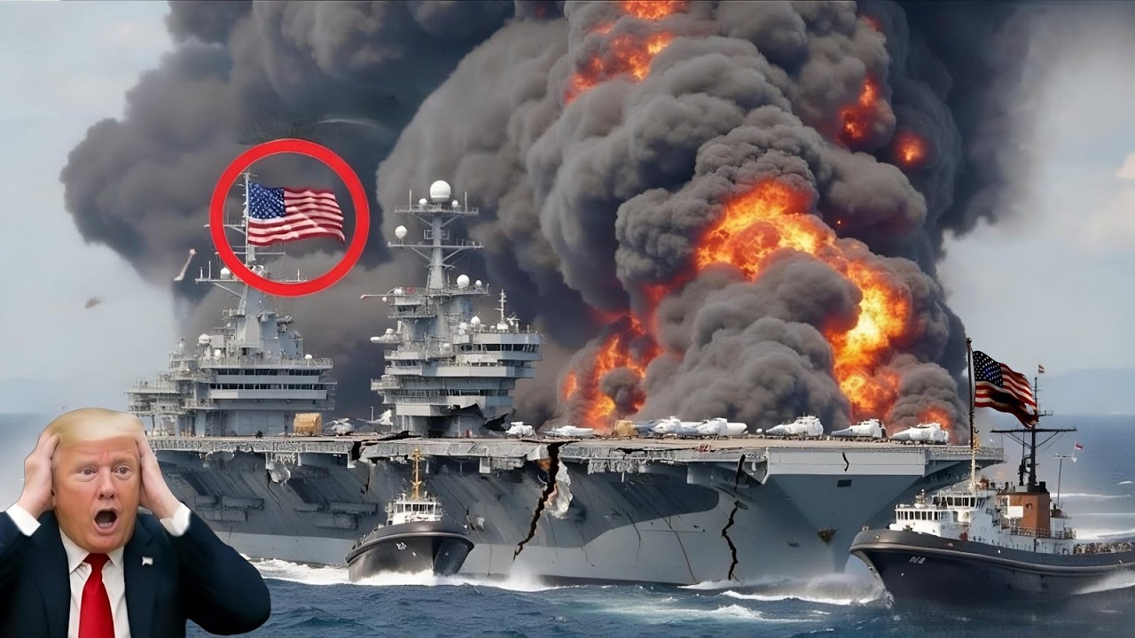 2 часа назад! Крупнейший и самый современный авианосец США был уничтожен.