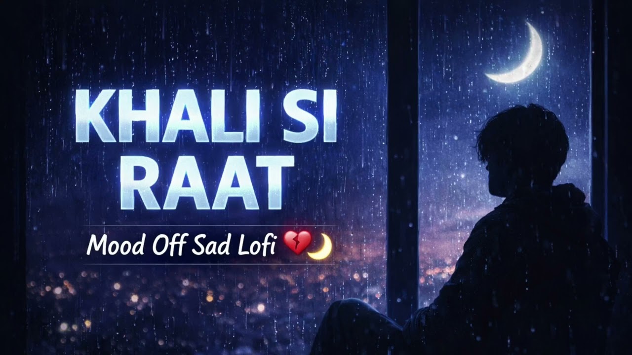 Khali Si Raat – Mood Off Sad Lofi Lyrics 💔🌙 #lofi #trending #viral 