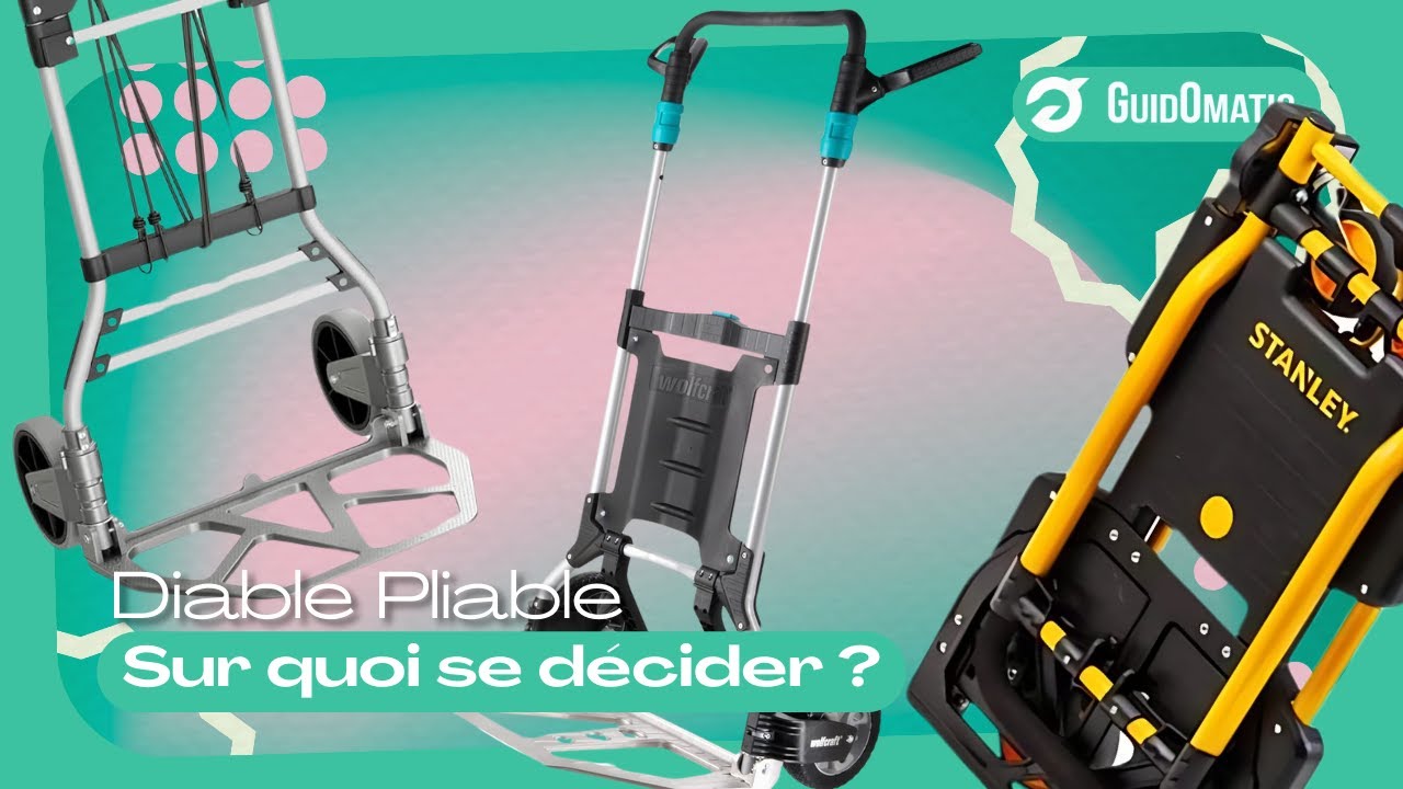 DIABLE PLIABLE (NOUVEAUTÉS) - Comparatif & Guide d'achat 2024! [TOP 3]