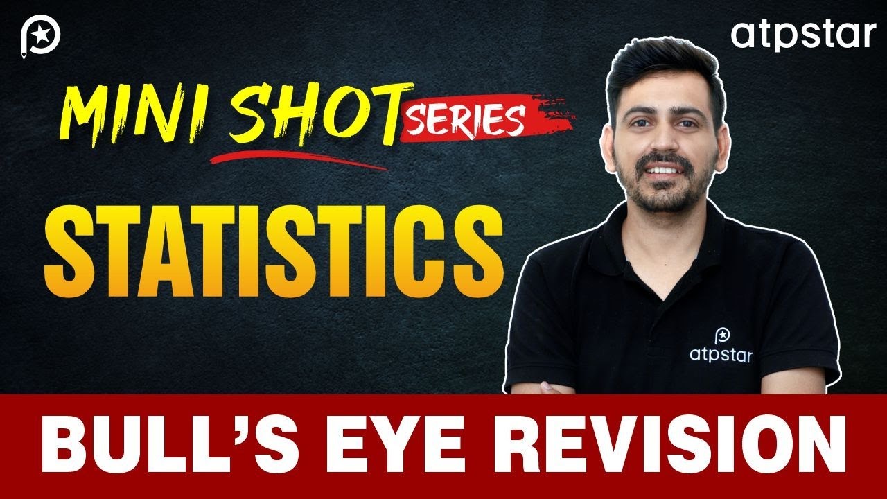 🔥Statistics in Maths | IIT JEE | Mini Shot revision by Amit Mahala Sir | class 12