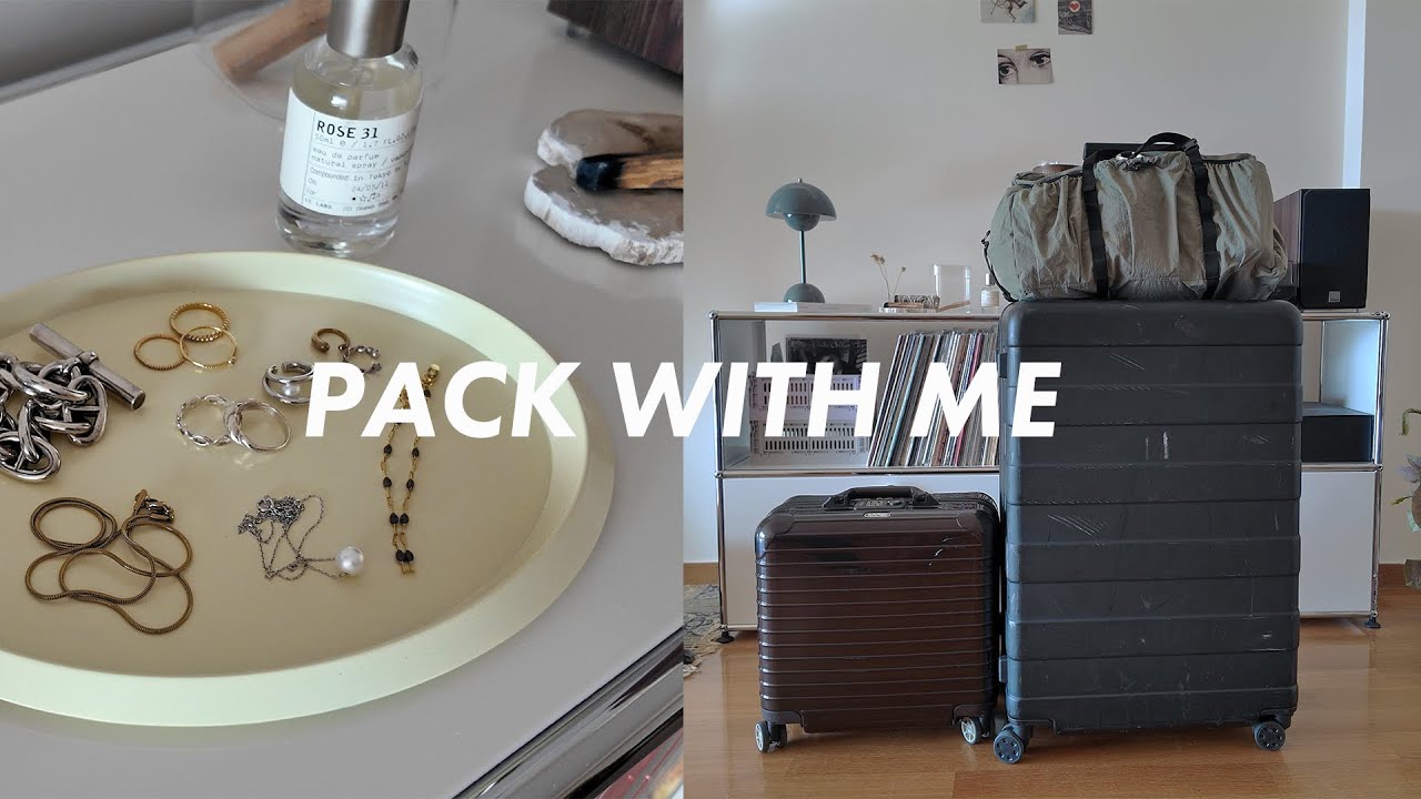 [Pack with Me] 長時間フライトで行く海外旅行パッキング🧳旅先で快適に過ごしたい私のバッグの中身