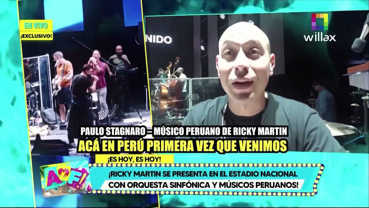 Amor y Fuego - ENE 19 -RICKY MARTIN SE PRESENTA EN EL ESTADIO NACIONAL CON ORQUESTA SINFÓNICA|Willax