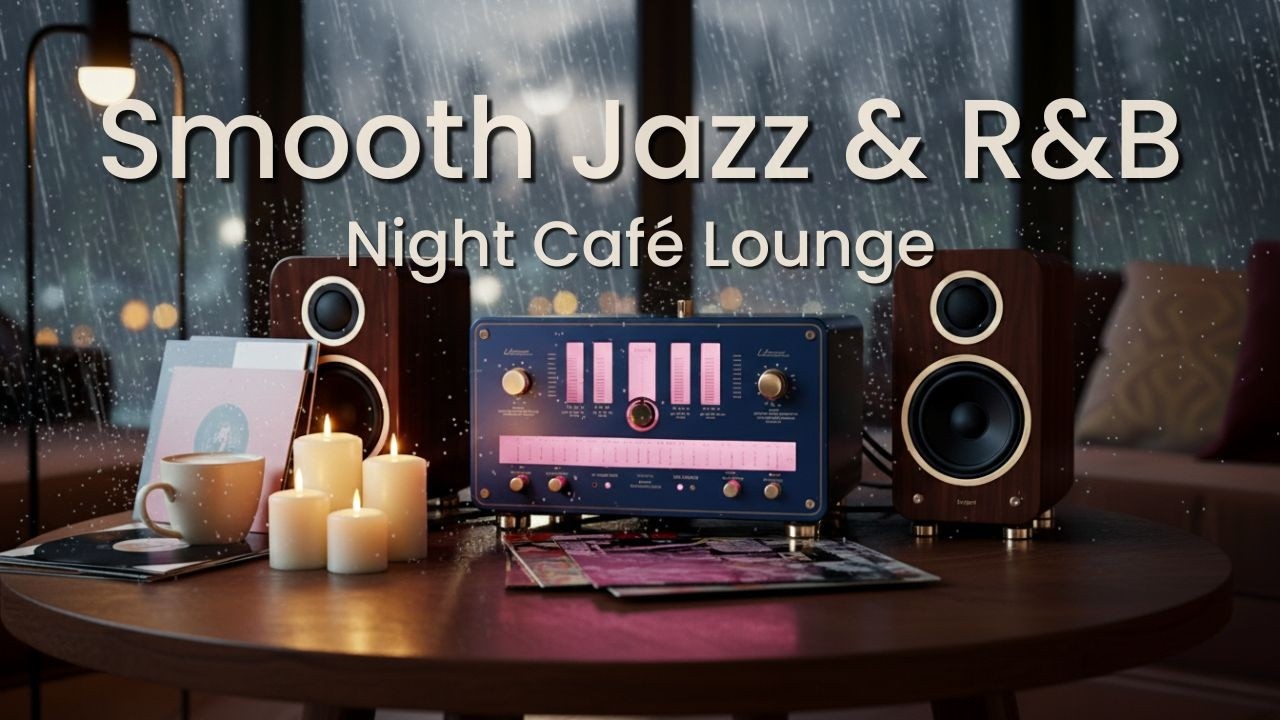 Smooth Jazz & Soul R&B – Night Café Sax & Guitar Lounge