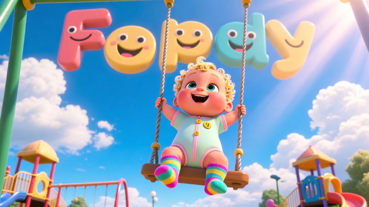 Playground Swing ABC Joy 🎠🔤 Fun Alphabet Song for Kids | Learn ABC with Play