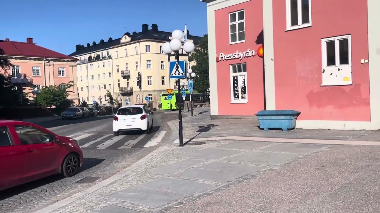 Sörmlandstrafiken buss i Eskilstuna