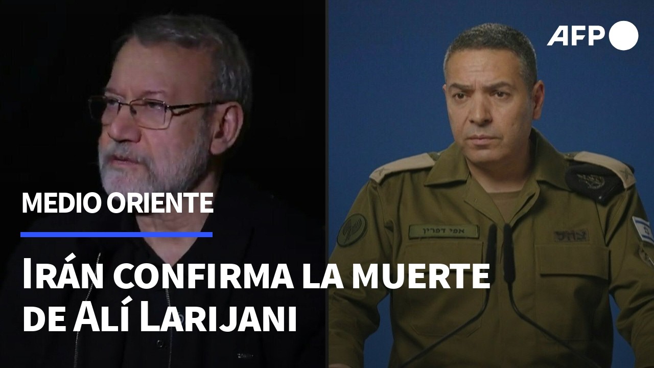 Irán confirma la muerte de Larijani e Israel promete mismo destino para líder Mojtaba Jamenei | AFP