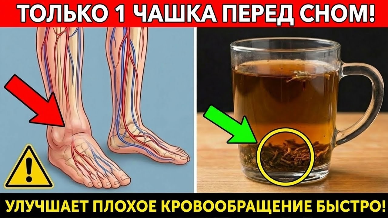 Старше 60_ Пей это, чтобы быстро улучшить кровоток в ногах