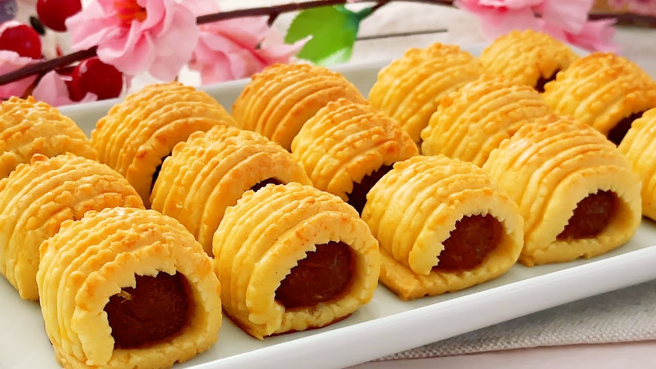 Pineapple Tart Recipe | Chinese New Year Pineapple Tarts | 黄梨饼简单松脆新年饼