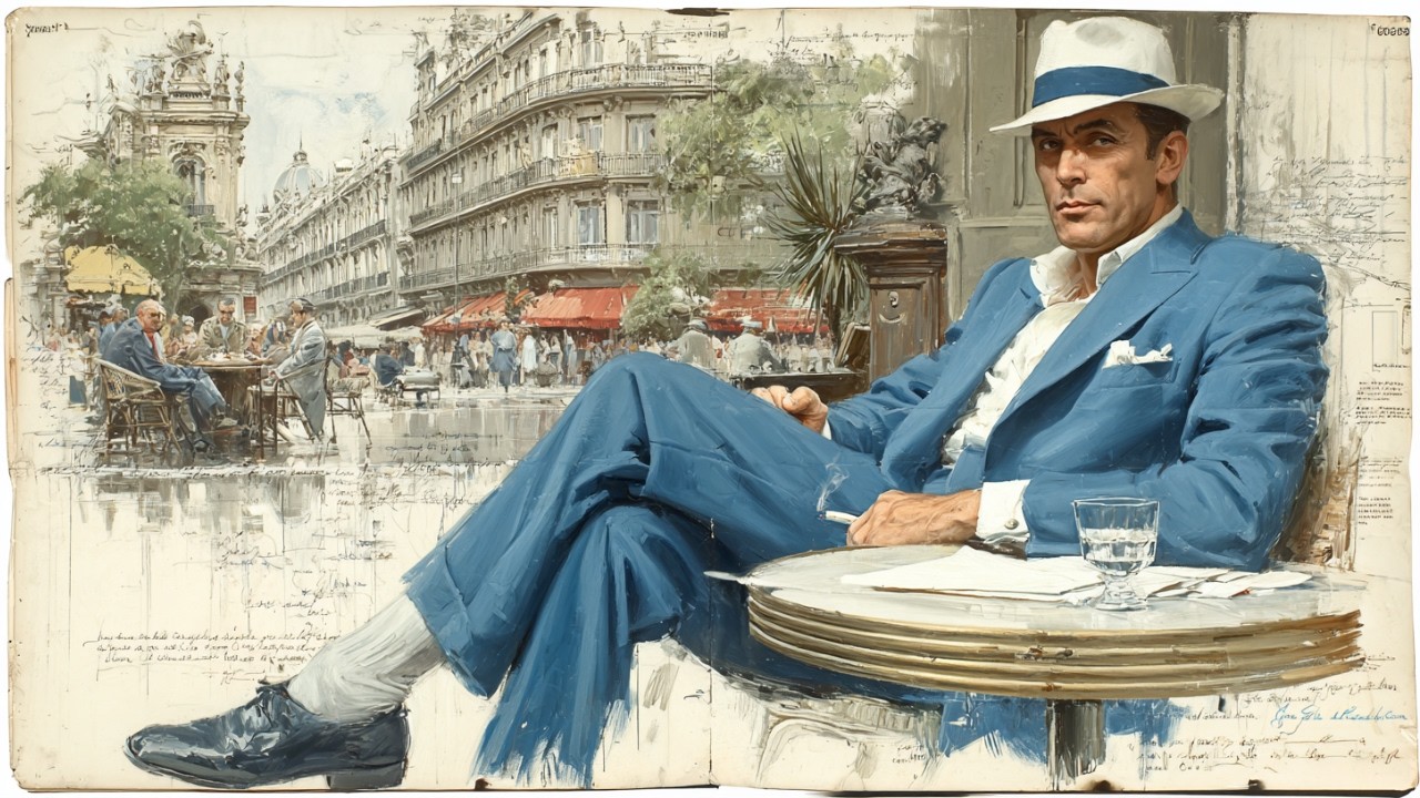THE BLUE SUIT BRIEFING — A 1960s Spy Lounge Session