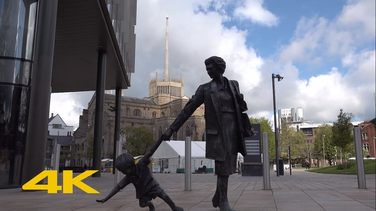 Blackburn Walk: Town Centre【4K】