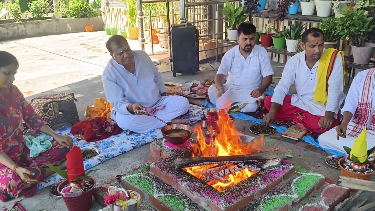 ##कात्यायनि मंत्र से हवन##