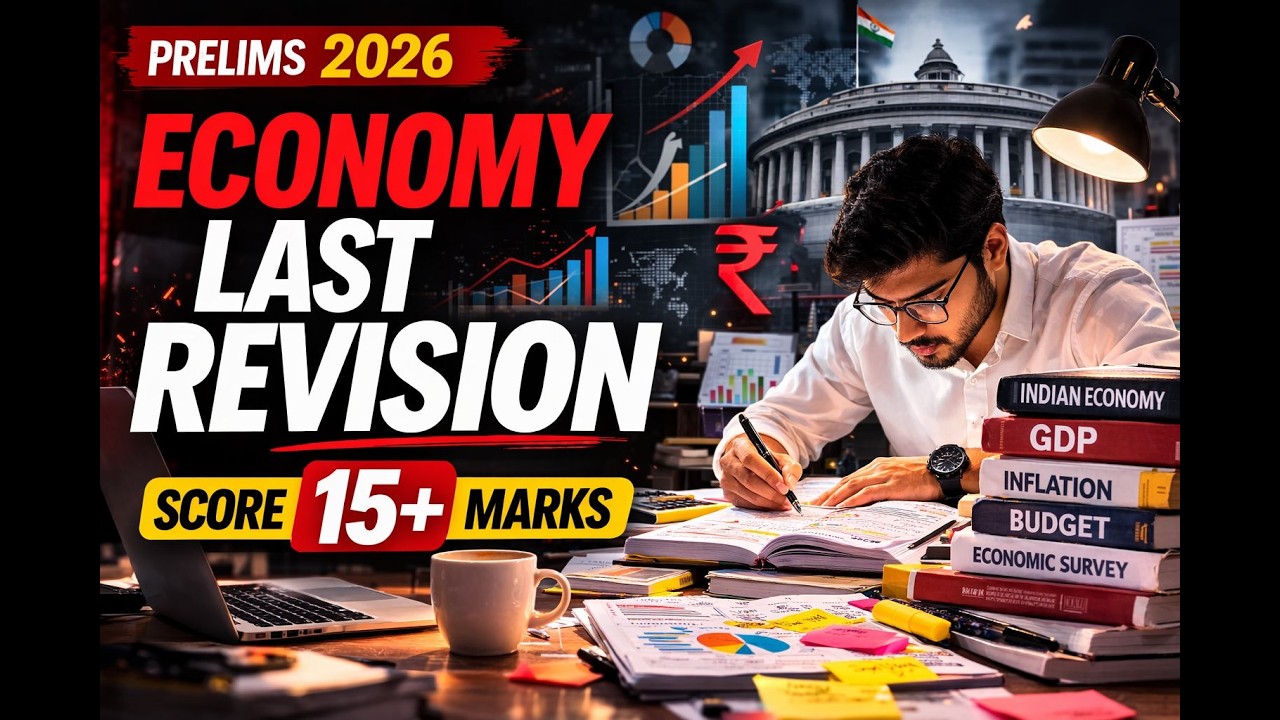 UPSC Prelims 2026 Economy Last Revision |Final Economy Revision Before Prelims | Important Concepts