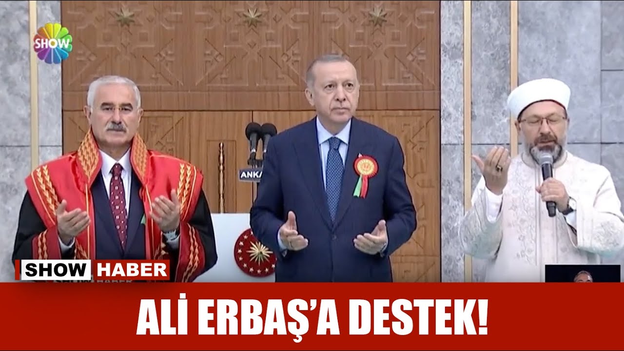 Ali Erbaş'a destek!