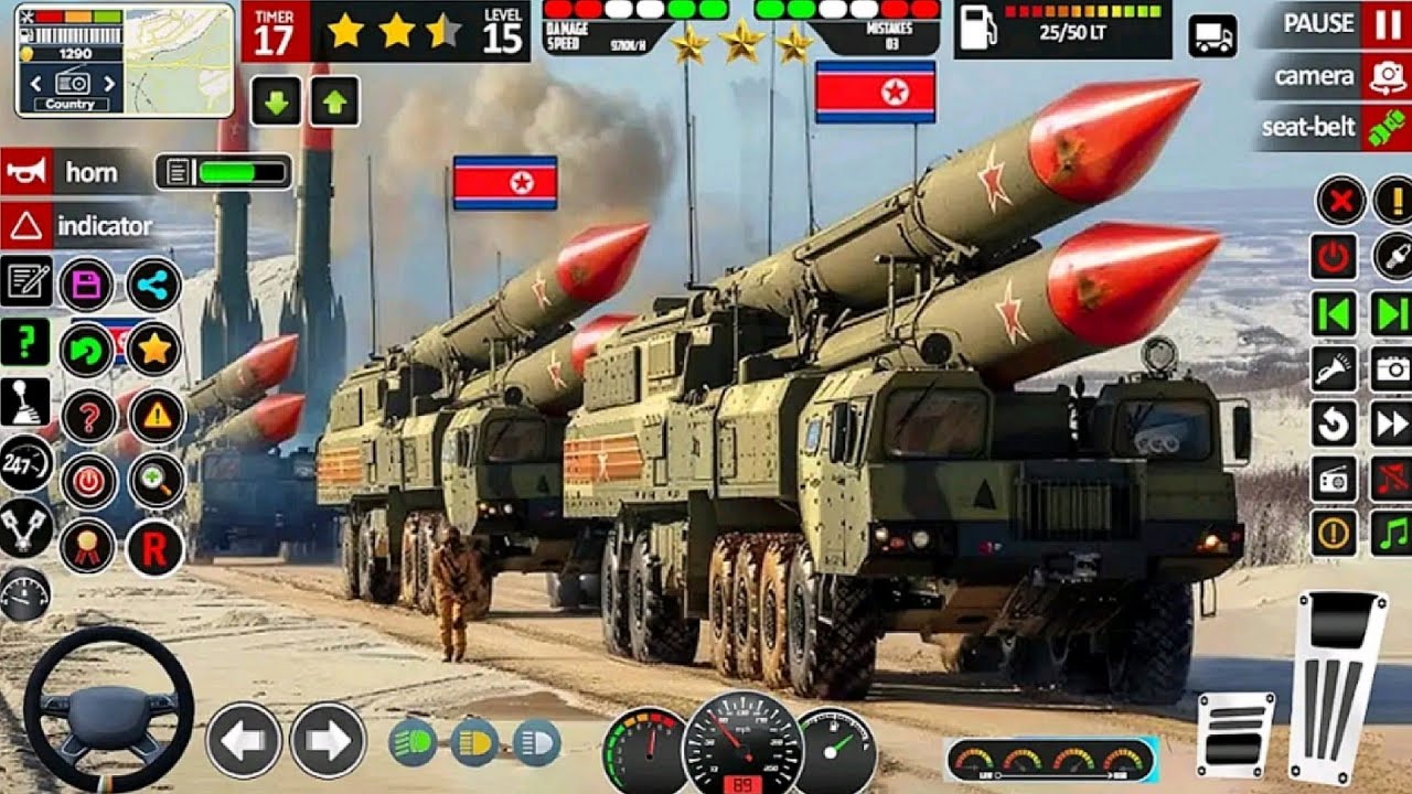 Army Transport Military Game: Transport Missile Truck Tank Airplane Cargo Sim - Android Gameplay
