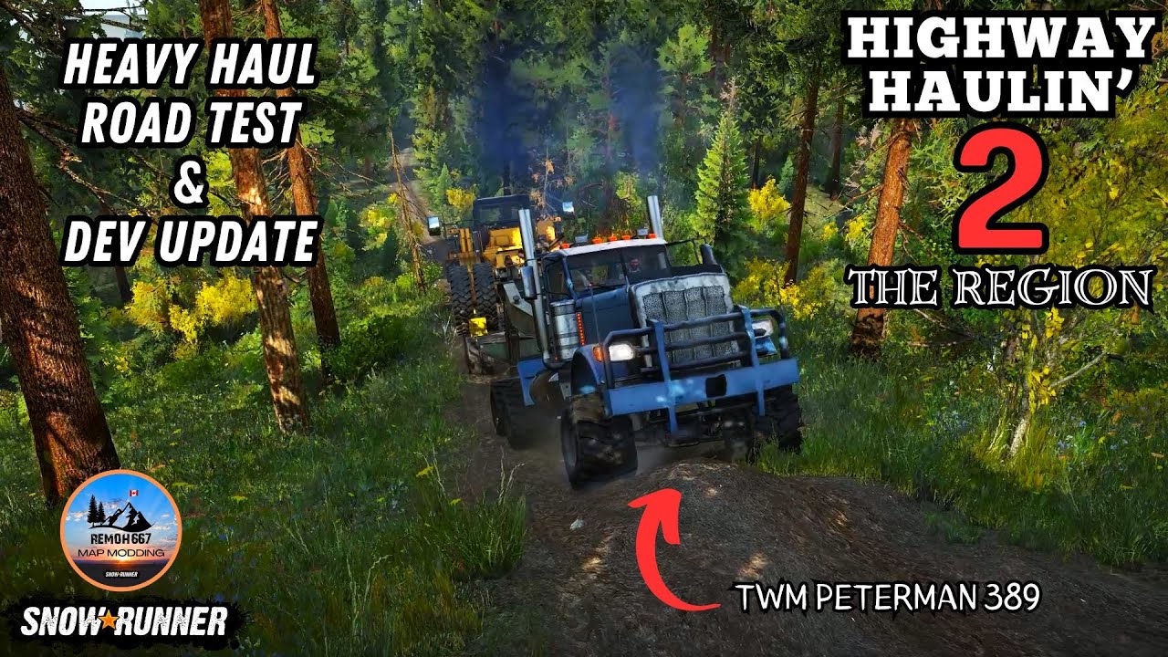 Snowrunner Mods - NEW Highway Haulin' 2 Update & Test Run