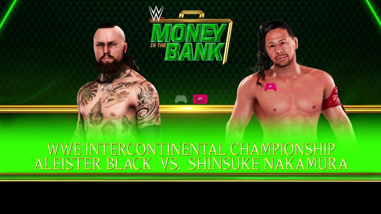 WWE 2K20 Aleister Black Vs Shinsuke Nakamura