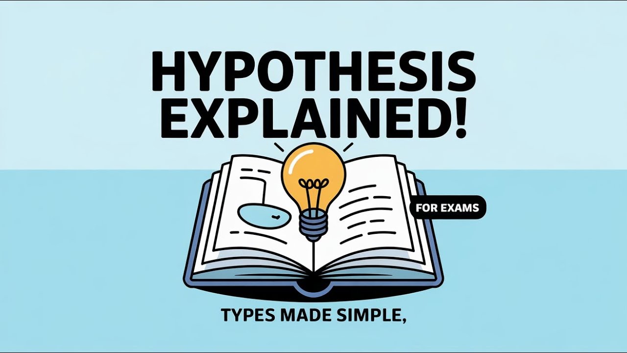 Hypothesis for Beginners | Learn Fast with Simple Examples! #Hypothesis #research #nullhypothesis