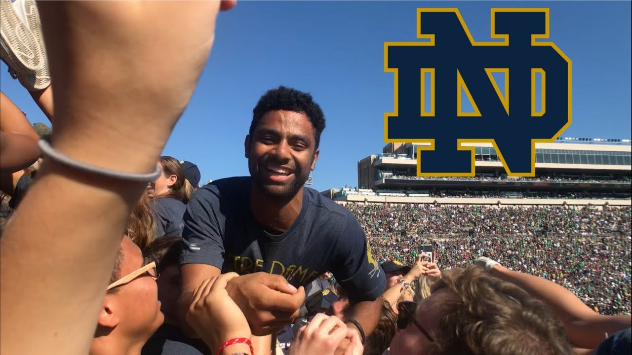 Notre Dame Football Gameday Vlog (waking up at 6am!) // First game of the Season