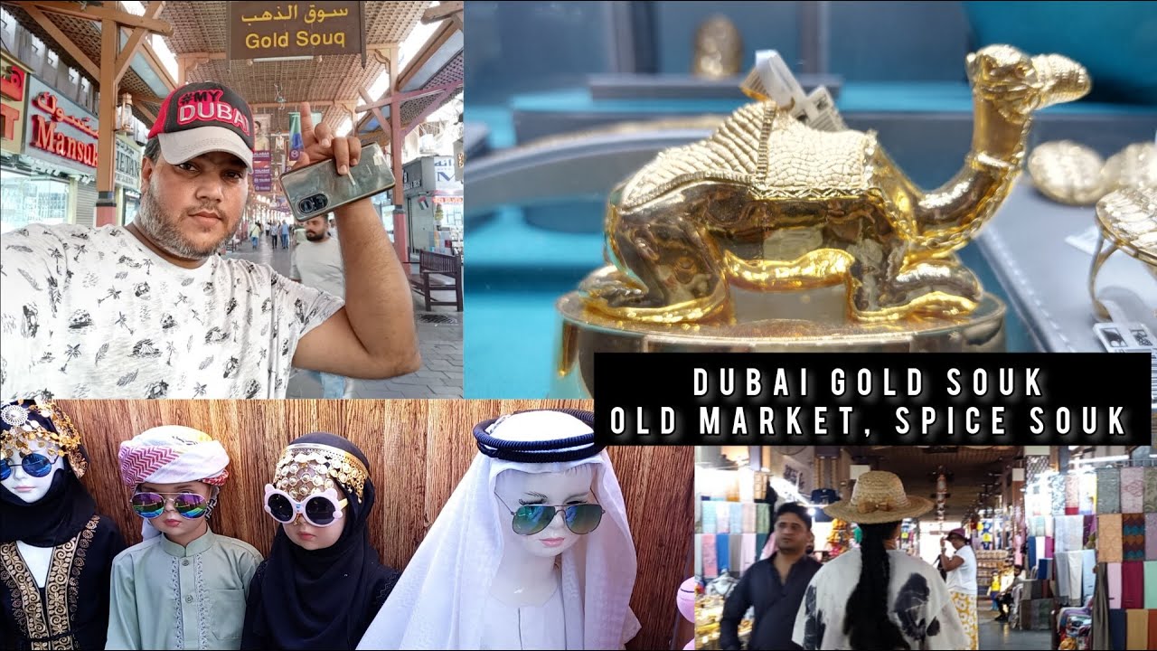 [4K] Dubai Spice Market  | Gold Souk Complete Walking Tour | Old Dubai | Traveling