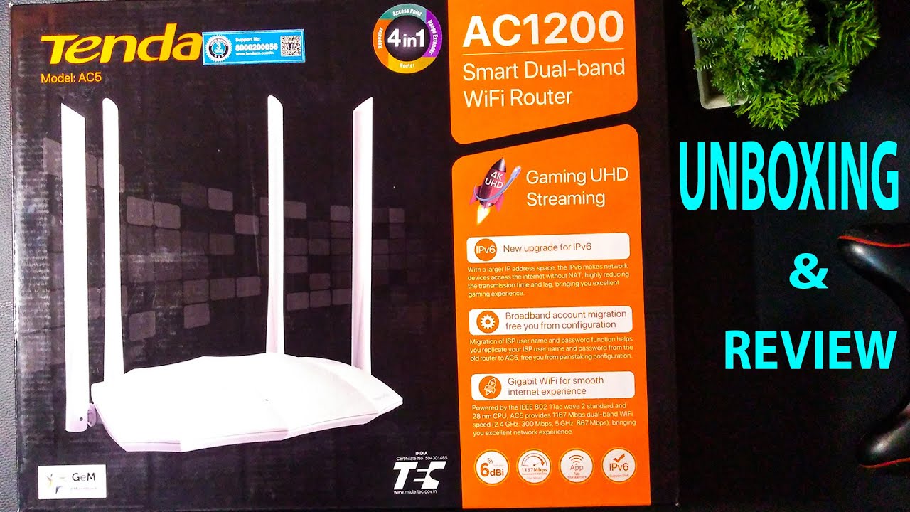 Tenda Wifi Router - UNBOXING & REVIEW | Dual Band | 1167 Mbps Internet Speed