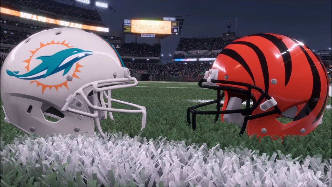 Madden NFL 18 - Cincinnati Bengals vs Miami Dolphins - Gameplay (HD) [1080p60FPS]