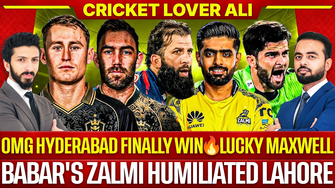 OMG Hyderabad 1st win, Heroic Chase vs Karachi🔥| Babar's Zalmi Humiliated Lahore
