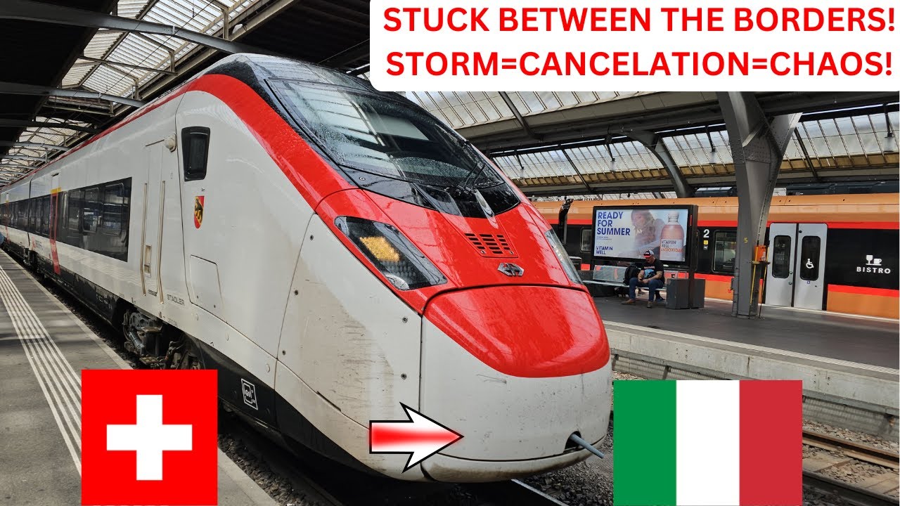 SBB HIGH SPEED TRAIN | ZURICH TO MILAN  THROUGH THE LONGEST & DEEPEST RAILWAY TUNNEL IN THE WORLD.