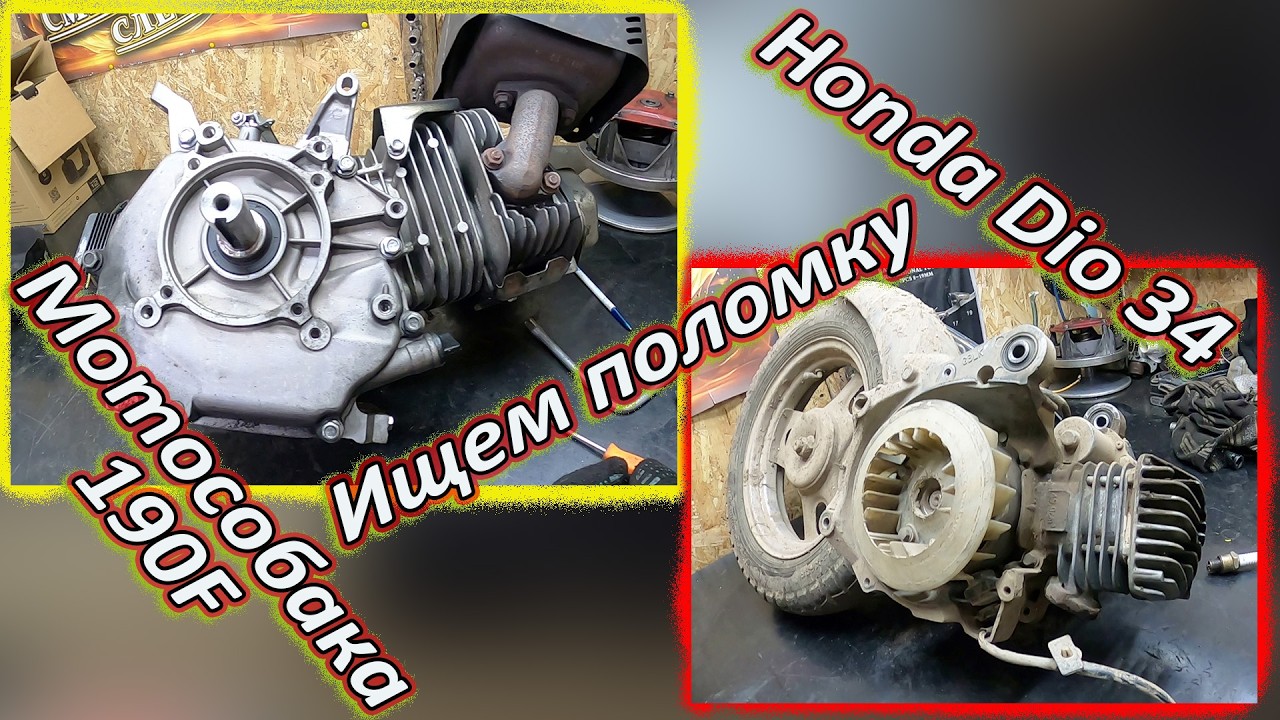 Двойное вскрытие: Аномальный 190F и мертвая Honda Dio. Ищем поломку!