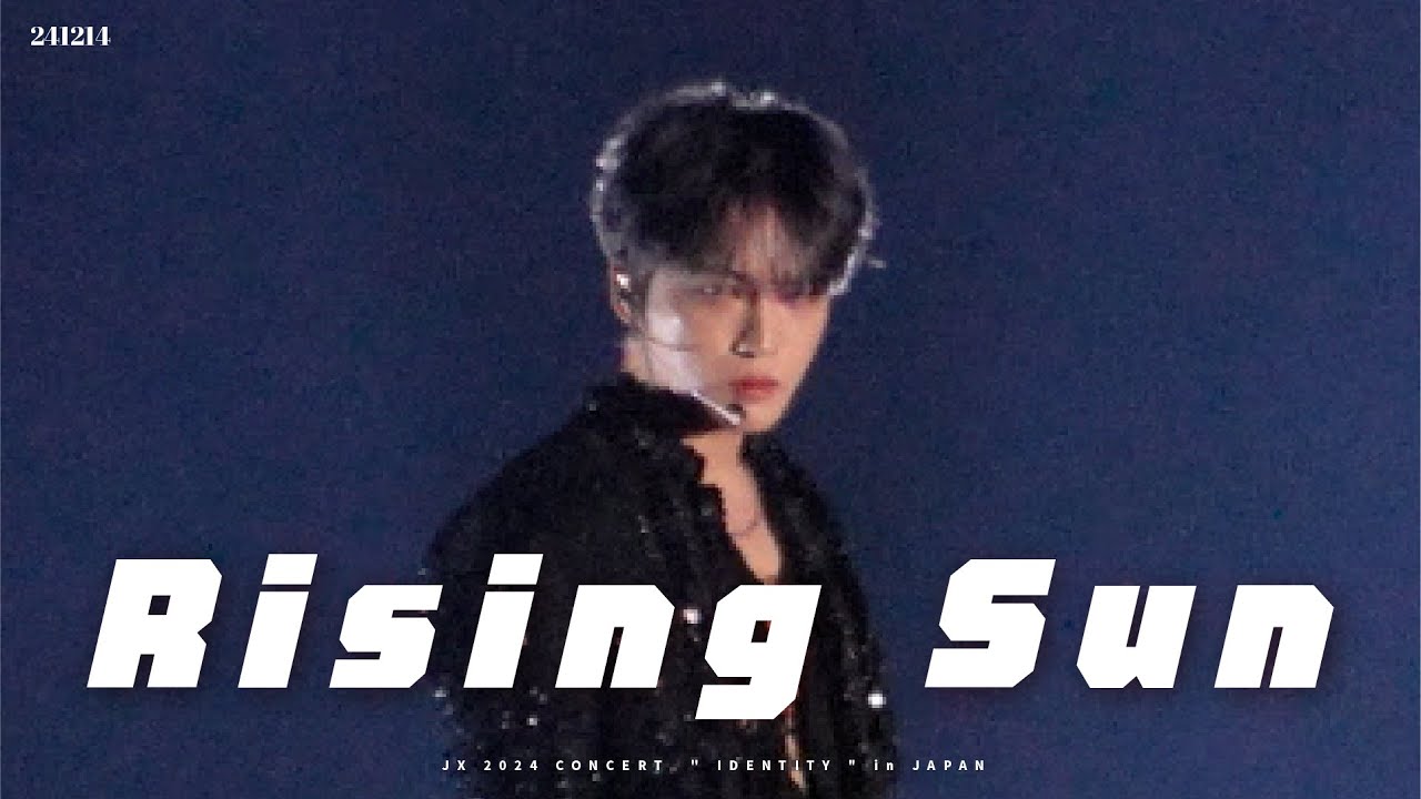 [4K-60FPS] 241214 JX Rising Sun🎶  | JX 2024 CONCERT  