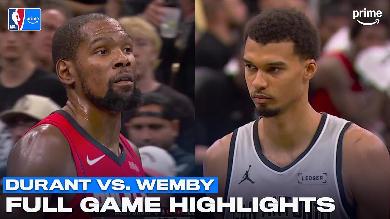 Victor Wembanyama and Kevin Durant BATTLE in San Antonio | NBA on Prime