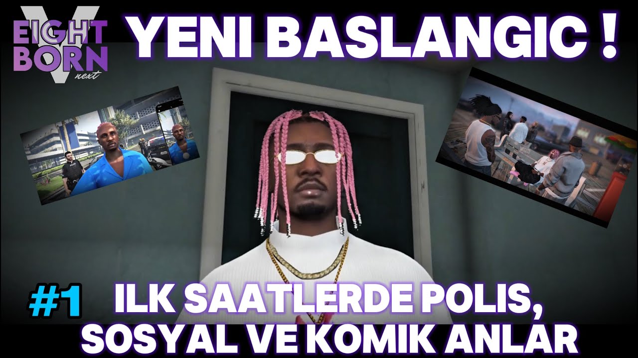 Yeni Hikayeye Başlangıç! Şehre İniş ve Komik Olaylar! | Miles Bölüm #1 | EightbornV Next RP !