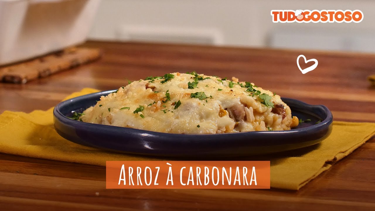 Arroz à Carbonara | Receitas TudoGostoso