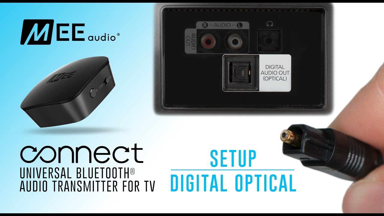 MEE audio Connect Bluetooth Audio Transmitter for TV | Using Digital Optical