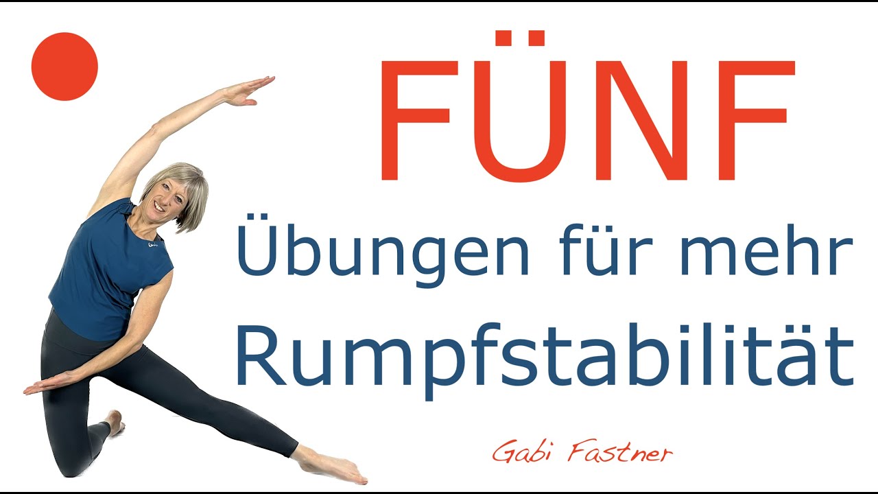 5️⃣❗️Fünf Übungen für die Rumpfstabilität in 25 min. | ohne Geräte, auf der Matte, für Geübte