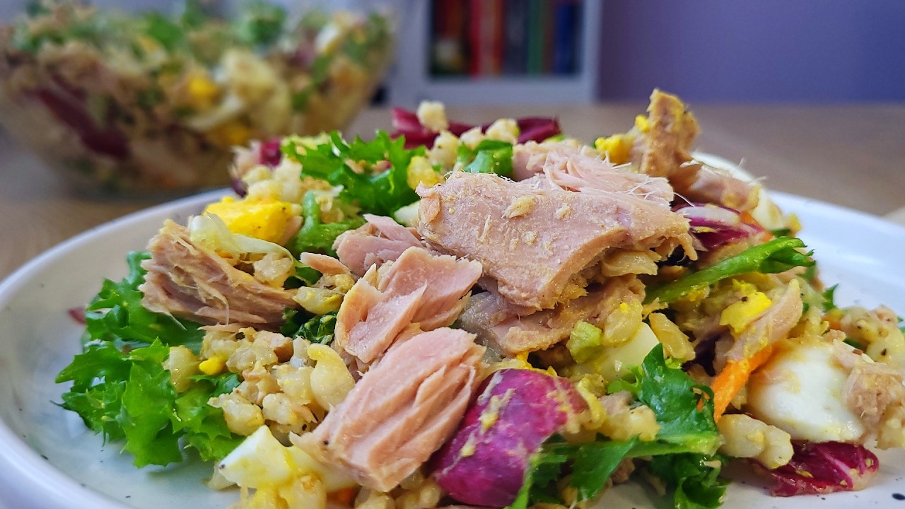 Quick & Easy Barley Tuna Salad | Healthy & Delicious