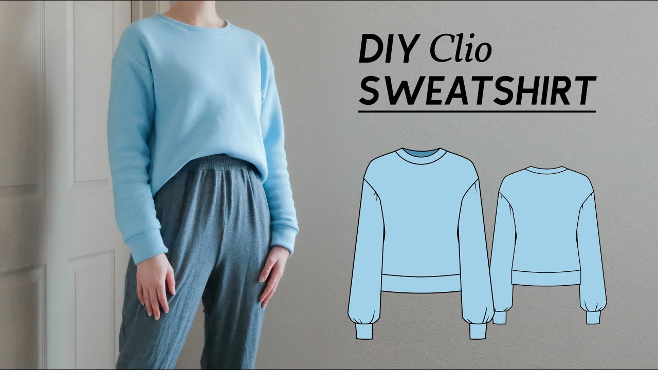 DIY Easy & Comfy Sweatshirt + Sewing Pattern